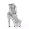 Pleaser - ADORE1020GWR Bottes de plateforme, Pole dance chaussures - Couleur argent Product image